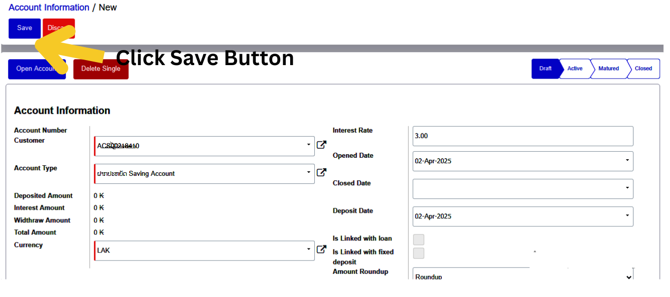 savings account2